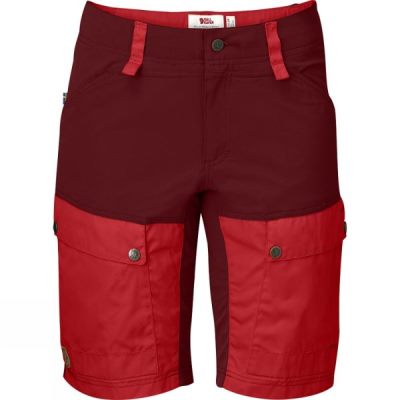 Pantalones Cortos Fjallraven Keb Mujer - Rojas / Rojas Oscuro - Chile DVX912843